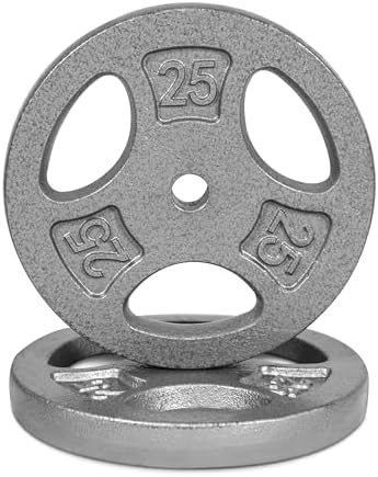 Standard CAP Barbell 1-Inch Grip Weight Plates for Home Gym Enthusiasts | CAP Barbell 1-Inch Grip Weight Plates with Du