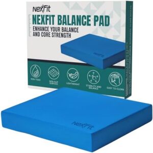 High-Density Balance Pad - Durable TPE Foam Exercise Pad for Home & Gym | High-Density Balance Pad - Non-Slip Foam Ther