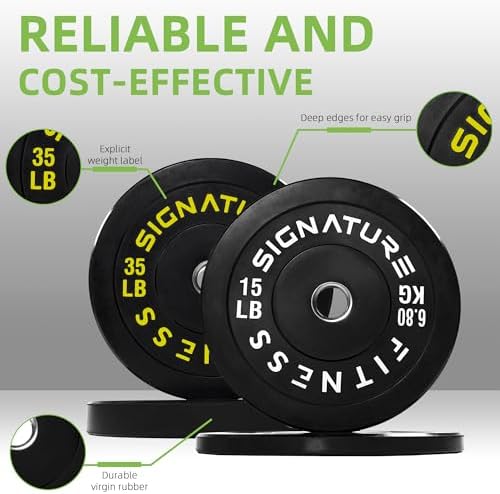 Fitvids Olympic Bumper Plates Set for Strength Training & Weightlifting, Paris Design, Multiple Options Fitvids Olympic