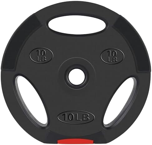 Fitvids Vinyl Standard 1-Inch Plate Weight Plate Set for Strength Training and Weightlifting Users Looking for Reliable