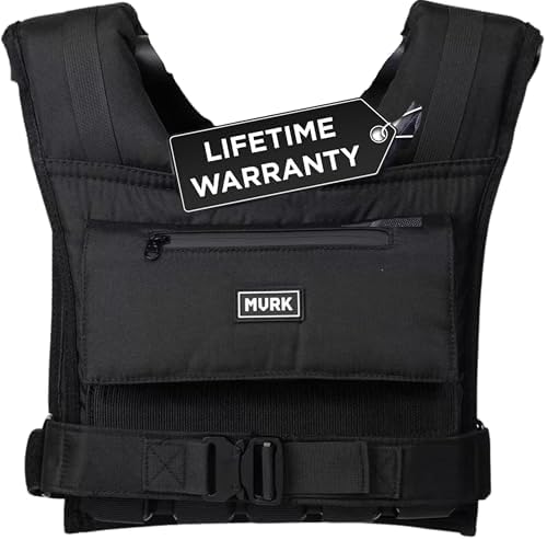 MVRK Weighted Vest for Men | 80lbs - Adjustable Weight Vest with Iron Weights - Heavy Duty Workout Vest for Functional T