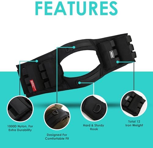 MVRK Weighted Vest for Men | 80lbs - Adjustable Weight Vest with Iron Weights - Heavy Duty Workout Vest for Functional T