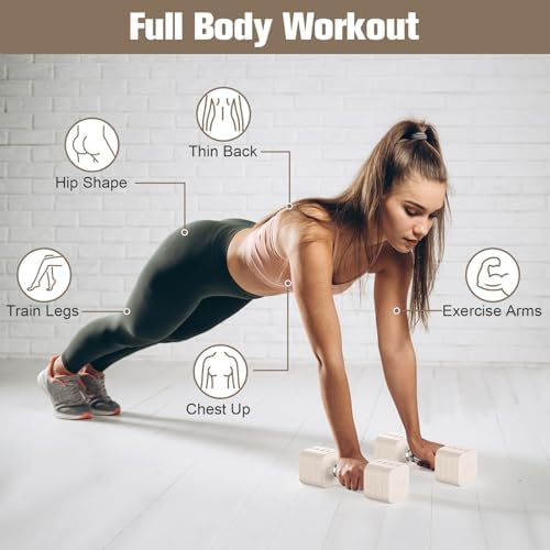 4 Levels Adjustable Dumbbells Set Full Body Workout Dumbbells Home Gym Adjustable Weights