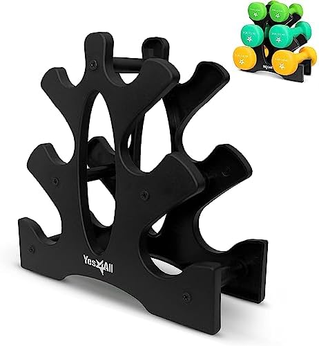 Yes4All Neoprene Coated Dumbbell Hand Weights - Multiple Weight Options for Home Workouts | Yes4All Anti-Slip Neoprene