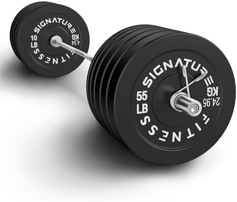 Fitvids Olympic Bumper Plates Set for Strength Training & Weightlifting, Paris Design, Multiple Options Fitvids Olympic