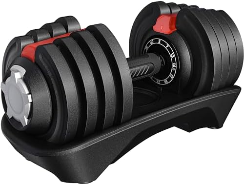 Yaheetech Adjustable Dumbbell Set for Men/Women Home Gym Strength Training Equipment Yaheetech Adjustable Dumbbells Fast
