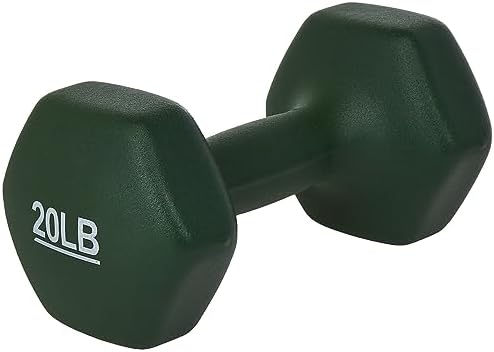 Amazon Basics Neoprene Dumbbell Hand Weights for Home Workout and Fitness Enthusiasts | Amazon Basics Neoprene Dumbbell