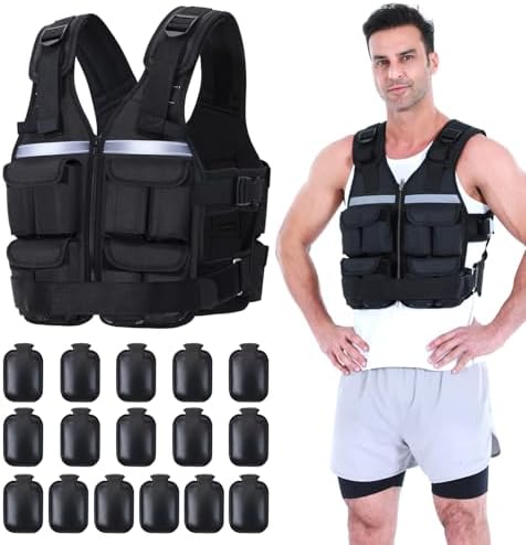 Sportneer Adjustable Weighted Vest for Walking and Running | Sportneer Washable Weight Vest for Women and Men | Sportne