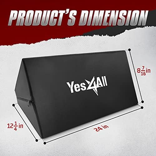 Yes4All Foam Preacher Curl Pad - Arms, Biceps and Triceps, Home Gym, Space-Saving Design, Easy to Use