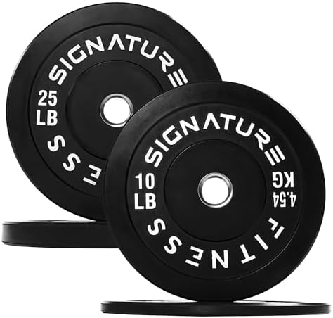 Fitvids Olympic Bumper Plates Set for Strength Training & Weightlifting, Paris Design, Multiple Options Fitvids Olympic