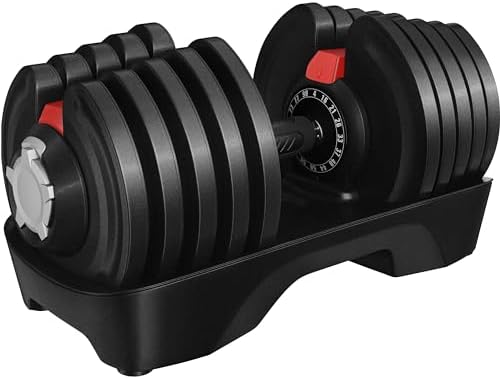 Yaheetech Adjustable Dumbbell Set for Men/Women Home Gym Strength Training Equipment Yaheetech Adjustable Dumbbells Fast