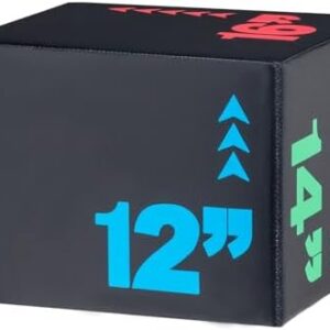 Matladin Heavy Foam Plyometric Jump Box for Athletes and Fitness Enthusiasts for Home Gym Workout