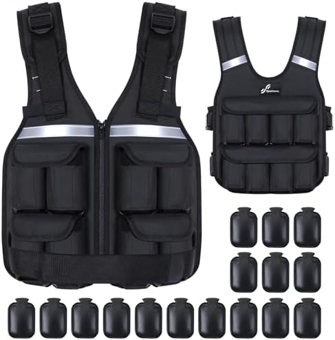 Sportneer Adjustable Weighted Vest for Walking and Running | Sportneer Washable Weight Vest for Women and Men | Sportne