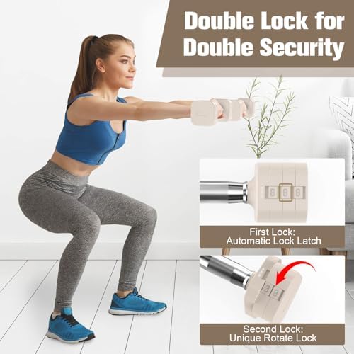 4 Levels Adjustable Dumbbells Set Full Body Workout Dumbbells Home Gym Adjustable Weights