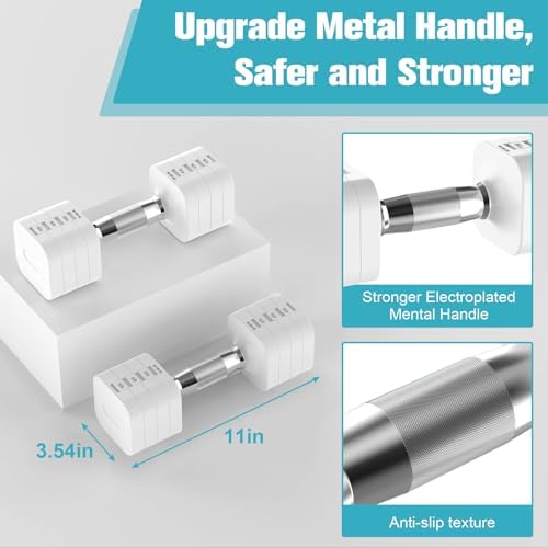 4 Levels Adjustable Dumbbells Set Full Body Workout Dumbbells Home Gym Adjustable Weights