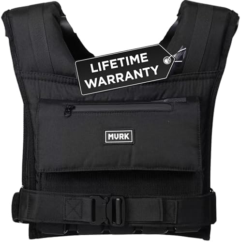 MVRK Weighted Vest for Men | 80lbs - Adjustable Weight Vest with Iron Weights - Heavy Duty Workout Vest for Functional T