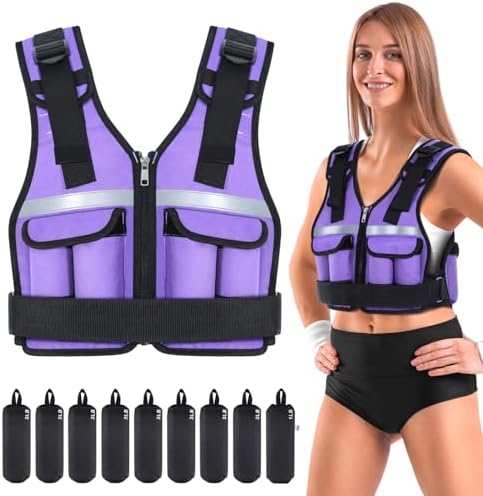 Sportneer Adjustable Weighted Vest for Walking and Running | Sportneer Washable Weight Vest for Women and Men | Sportne