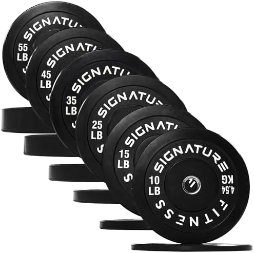 Fitvids Olympic Bumper Plates Set for Strength Training & Weightlifting, Paris Design, Multiple Options Fitvids Olympic