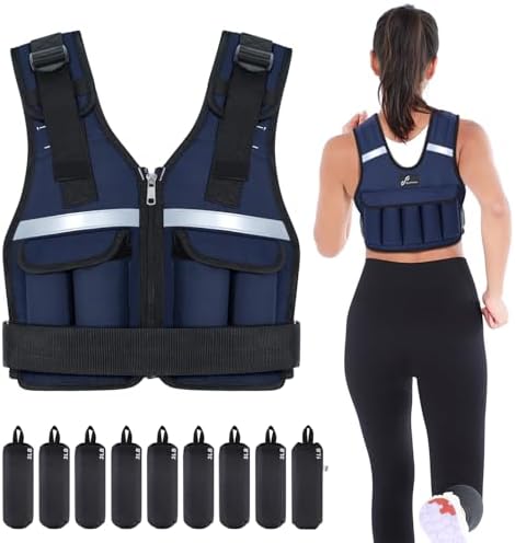 Sportneer Adjustable Weighted Vest for Walking and Running | Sportneer Washable Weight Vest for Women and Men | Sportne