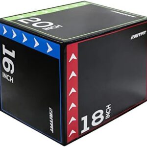 RitFit 3 in 1 Heavy Duty Plyometric Box - 30" x 24" x 20" for Home Gym Fitness, 440lb Weight Capacity RitFit 3 in 1 Ply