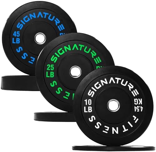 Fitvids Olympic Bumper Plates Set for Strength Training & Weightlifting, Paris Design, Multiple Options Fitvids Olympic
