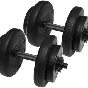 Fitvids Adjustable Dumbbell Set, 40lbs Free Weights Set for Home Gym Fitness Enthusiasts