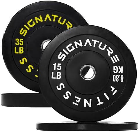 Fitvids Olympic Bumper Plates Set for Strength Training & Weightlifting, Paris Design, Multiple Options Fitvids Olympic