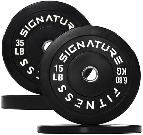 Fitvids Olympic Bumper Plates Set for Strength Training & Weightlifting, Paris Design, Multiple Options Fitvids Olympic