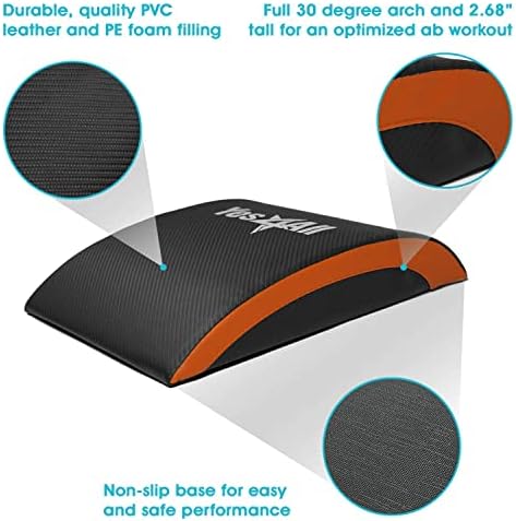 Yes4All Abdominal Exercise Pads for Home Gym Core Training & Back Stretching Sit Up Mat Foldable Ab Workout Equipment