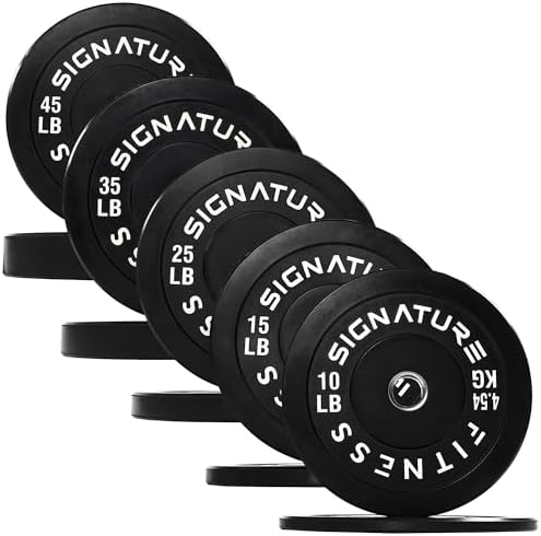 Fitvids Olympic Bumper Plates Set for Strength Training & Weightlifting, Paris Design, Multiple Options Fitvids Olympic