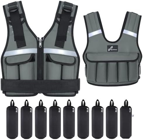 Sportneer Adjustable Weighted Vest for Walking and Running | Sportneer Washable Weight Vest for Women and Men | Sportne