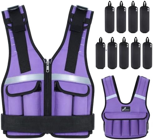 Sportneer Adjustable Weighted Vest for Walking and Running | Sportneer Washable Weight Vest for Women and Men | Sportne