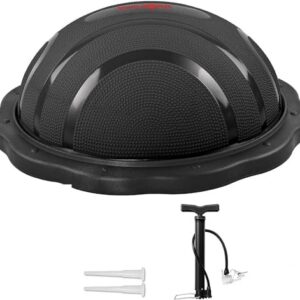 Yes4All 880LBS Half Ball Balance Trainer, Pilates Balance & Stability Ball, Home Gym, Full Body Workouts, High-Density C