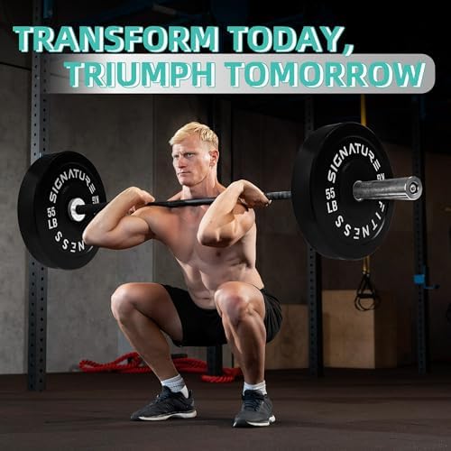 Fitvids Olympic Bumper Plates Set for Strength Training & Weightlifting, Paris Design, Multiple Options Fitvids Olympic