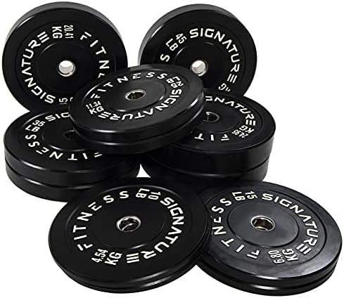 Fitvids Olympic Bumper Plates Set for Strength Training & Weightlifting, Paris Design, Multiple Options Fitvids Olympic