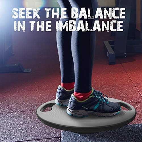 Upgraded Wobble Balance Board for Home Gym and Physical Therapy | Stability Board by Yes4All, Perfect for Standing Desk