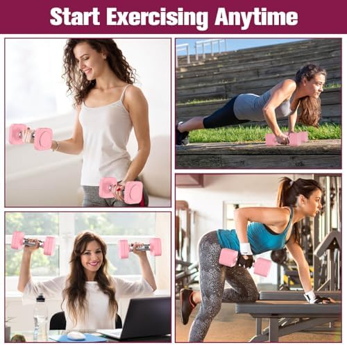 4 Levels Adjustable Dumbbells Set Full Body Workout Dumbbells Home Gym Adjustable Weights