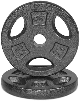 Standard CAP Barbell 1-Inch Grip Weight Plates for Home Gym Enthusiasts | CAP Barbell 1-Inch Grip Weight Plates with Du
