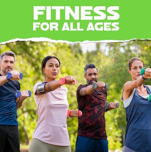 Yes4All Neoprene Coated Dumbbell Hand Weights - Multiple Weight Options for Home Workouts | Yes4All Anti-Slip Neoprene