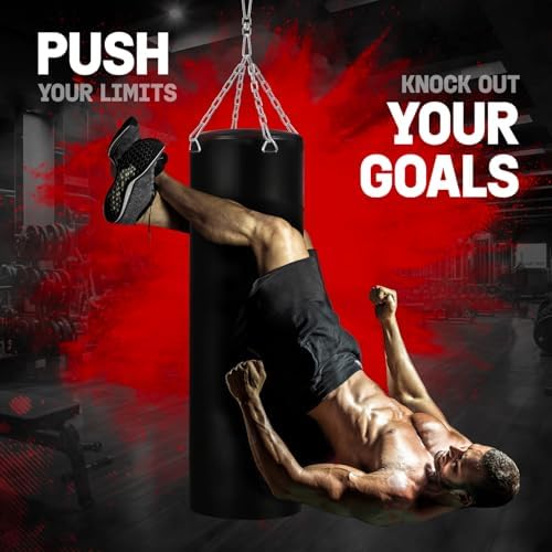 Yes4All Punching Bag Hanger, Heavy Bag Spring 555 LB Capacity, Indoor & Outdoor Mounting, Strong & Durable for Boxing Ba