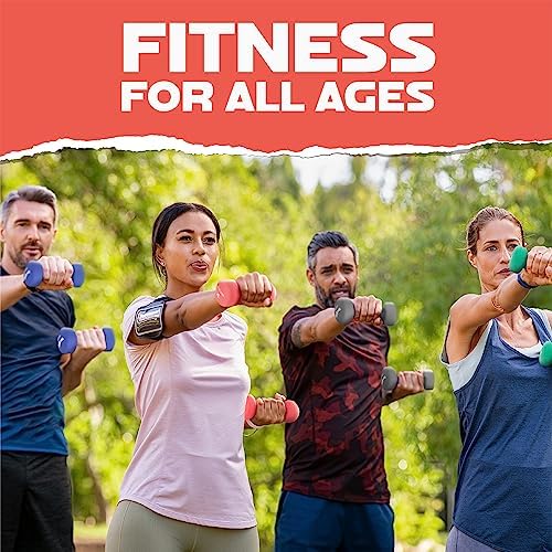 Yes4All Neoprene Coated Dumbbell Hand Weights - Multiple Weight Options for Home Workouts | Yes4All Anti-Slip Neoprene