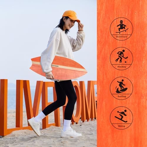XCMAN Surf Balance Board Trainer for Adults and Kids - Non Slip Surface|Balance Board for Surfing,Snowboarding,Skateboar