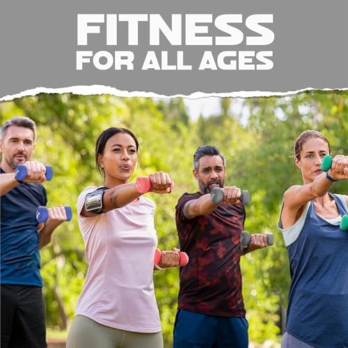 Yes4All Neoprene Coated Dumbbell Hand Weights - Multiple Weight Options for Home Workouts | Yes4All Anti-Slip Neoprene