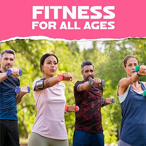 Yes4All Neoprene Coated Dumbbell Hand Weights - Multiple Weight Options for Home Workouts | Yes4All Anti-Slip Neoprene