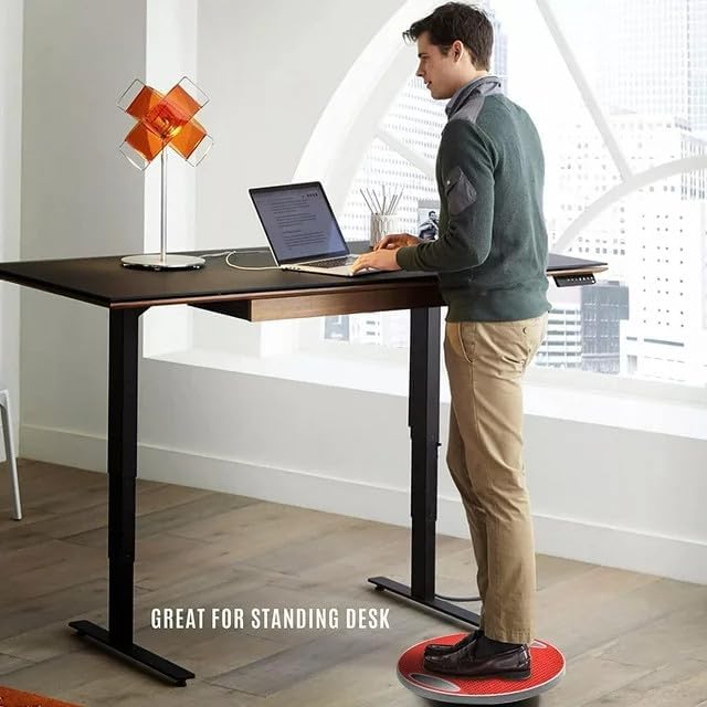 Upgraded Wobble Balance Board for Home Gym and Physical Therapy | Stability Board by Yes4All, Perfect for Standing Desk