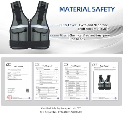 Sportneer Adjustable Weighted Vest for Walking and Running | Sportneer Washable Weight Vest for Women and Men | Sportne