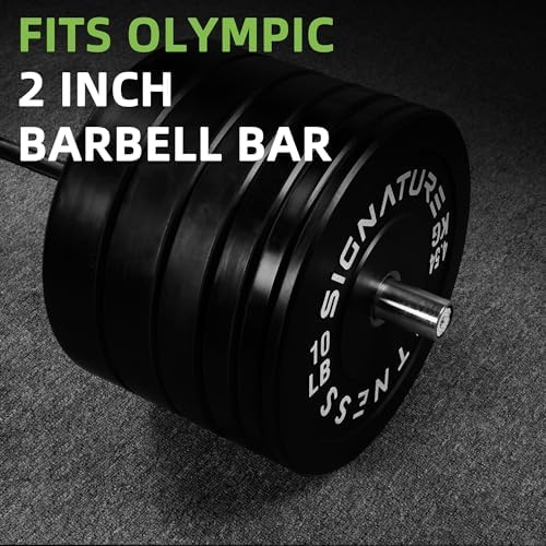 Fitvids Olympic Bumper Plates Set for Strength Training & Weightlifting, Paris Design, Multiple Options Fitvids Olympic