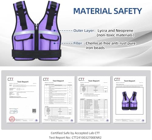 Sportneer Adjustable Weighted Vest for Walking and Running | Sportneer Washable Weight Vest for Women and Men | Sportne