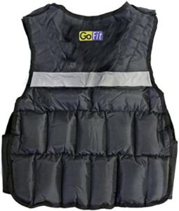 GoFit Adjustable Weighted Vest for Workout and Recovery | GoFit Padded Adjustable Weighted Vest for Muscle Building | G