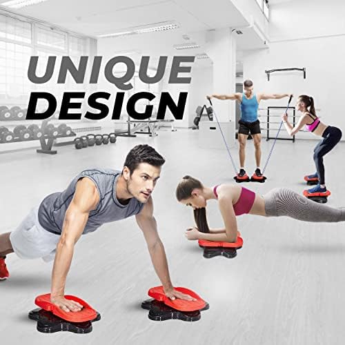 Yes4All 15 inch XXL Ab Twister Board for Full Body Toning Workout, Noise-Free Twisting Stepper, Aerobic Exercise, 2pcs i